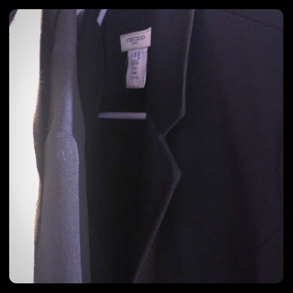 Vertigo black suit jacket
